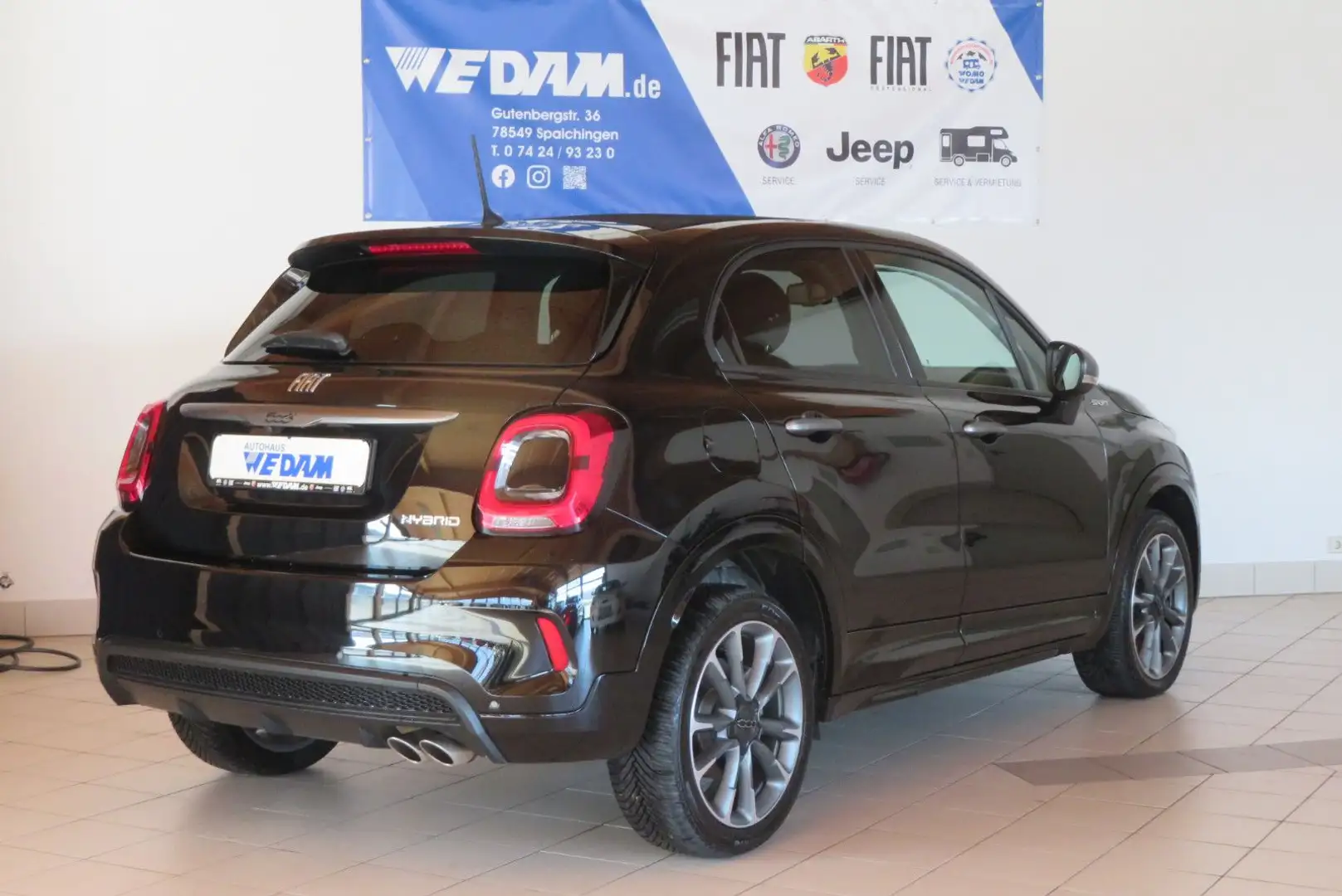 Fiat 500X Dolcevita Sport 1.5 GSE 130PS DCT *LED,NAVI Noir - 2