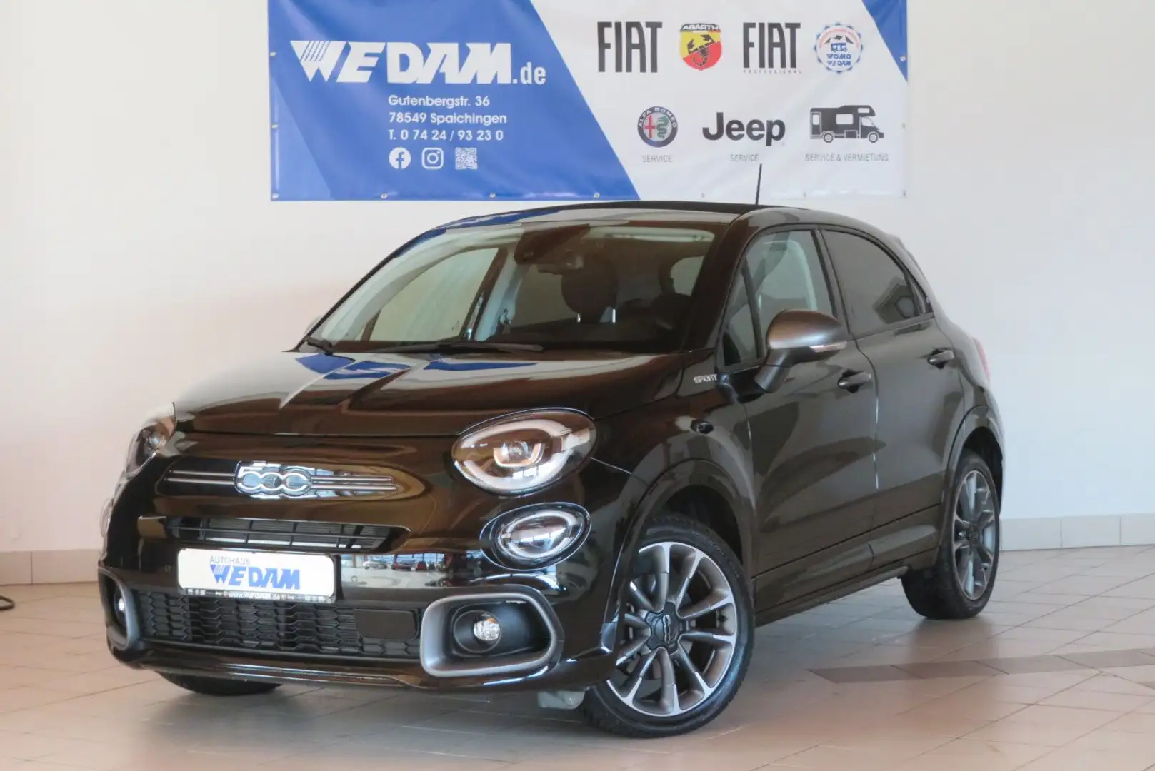 Fiat 500X Dolcevita Sport 1.5 GSE 130PS DCT *LED,NAVI Noir - 1