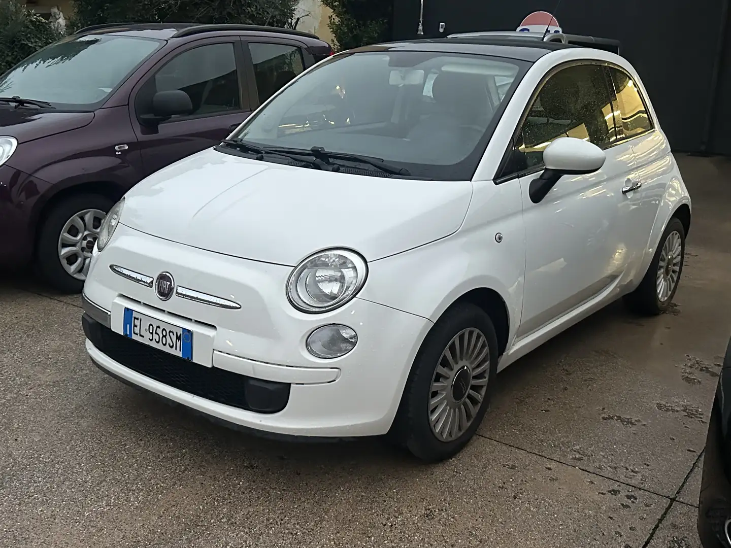 Fiat 500 1.2 Lounge 69cv MANUALE X NEOPAT. Blanc - 2