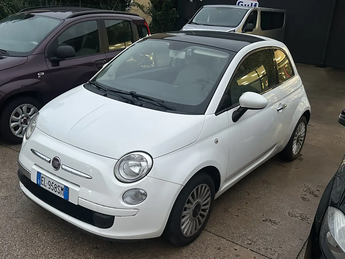 Fiat 500 1.2 Lounge 69cv MANUALE X NEOPAT. Blanc - 1