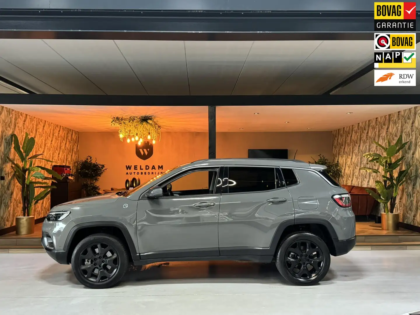 Jeep Compass 4xe 240 Plug-in Hybrid Trail Rated 4x4 Garantie Me Gris - 1