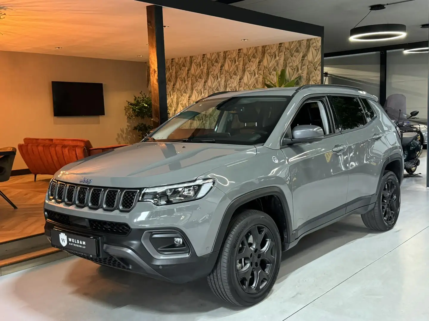 Jeep Compass 4xe 240 Plug-in Hybrid Trail Rated 4x4 Garantie Me Gris - 2