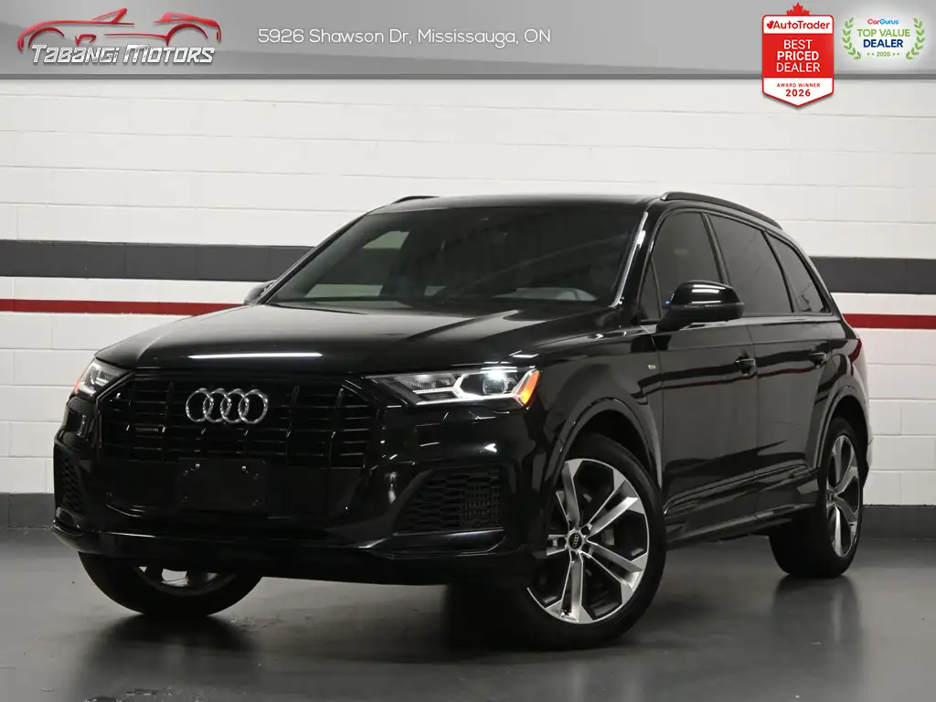 2022 Audi Q7 Progressiv S-Line No Accident Black Optics 360CAM