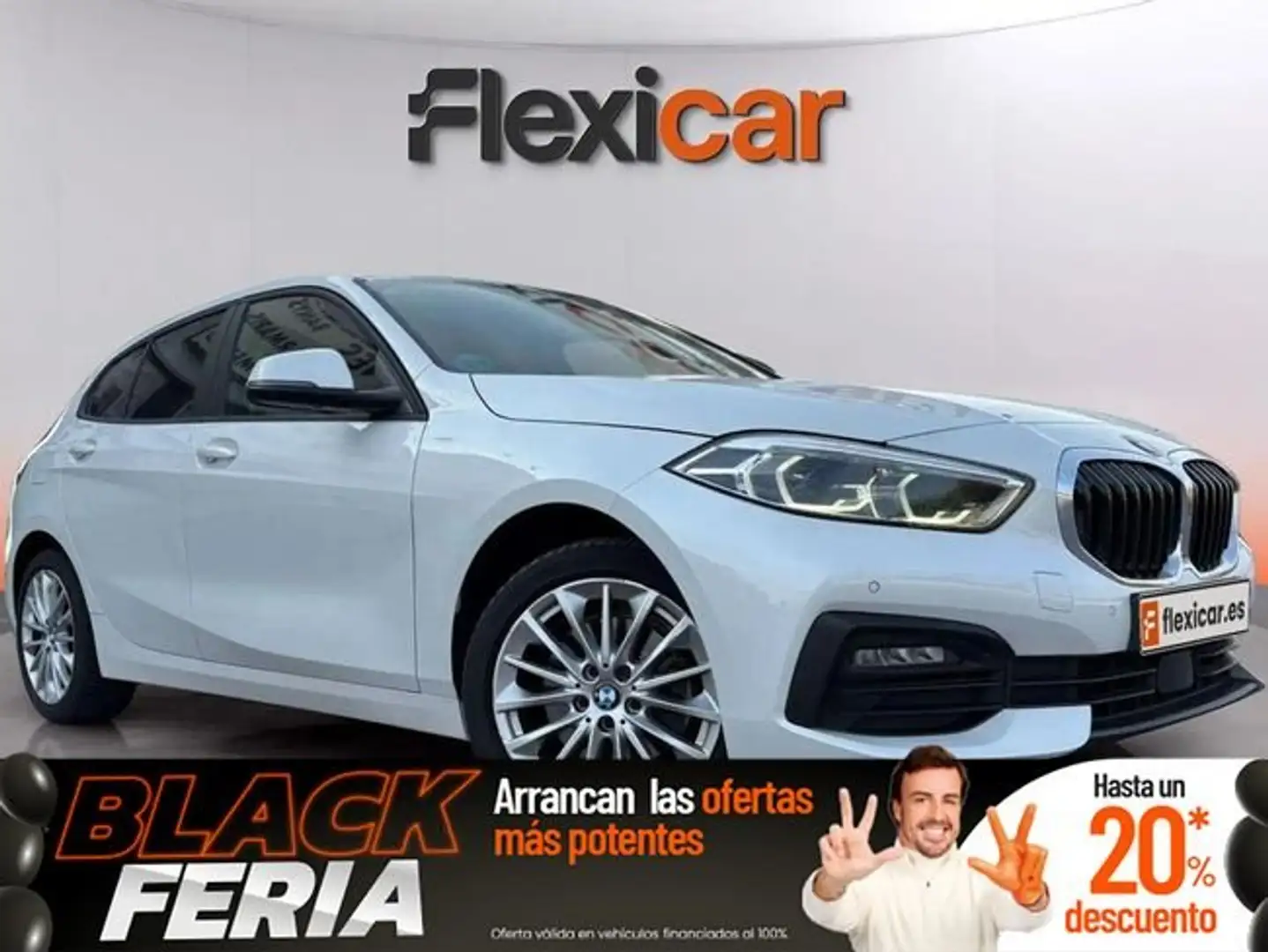 BMW 118 118i Blanc - 1