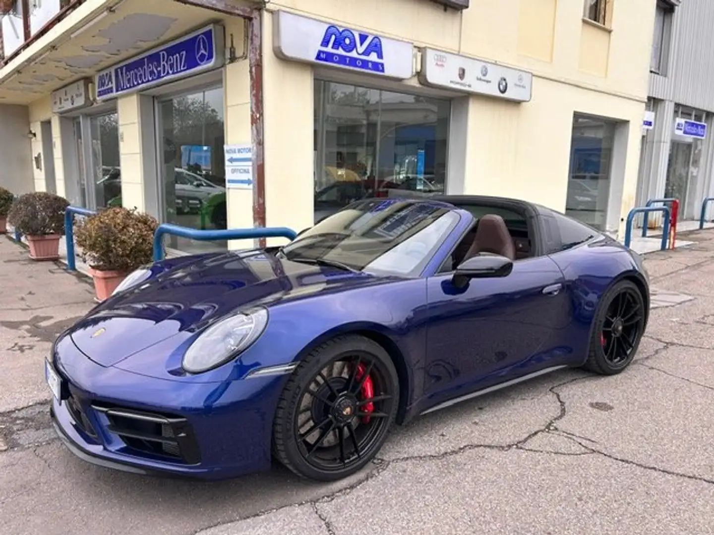 Porsche 911 911 Targa 3.0 4 GTS Bleu - 1