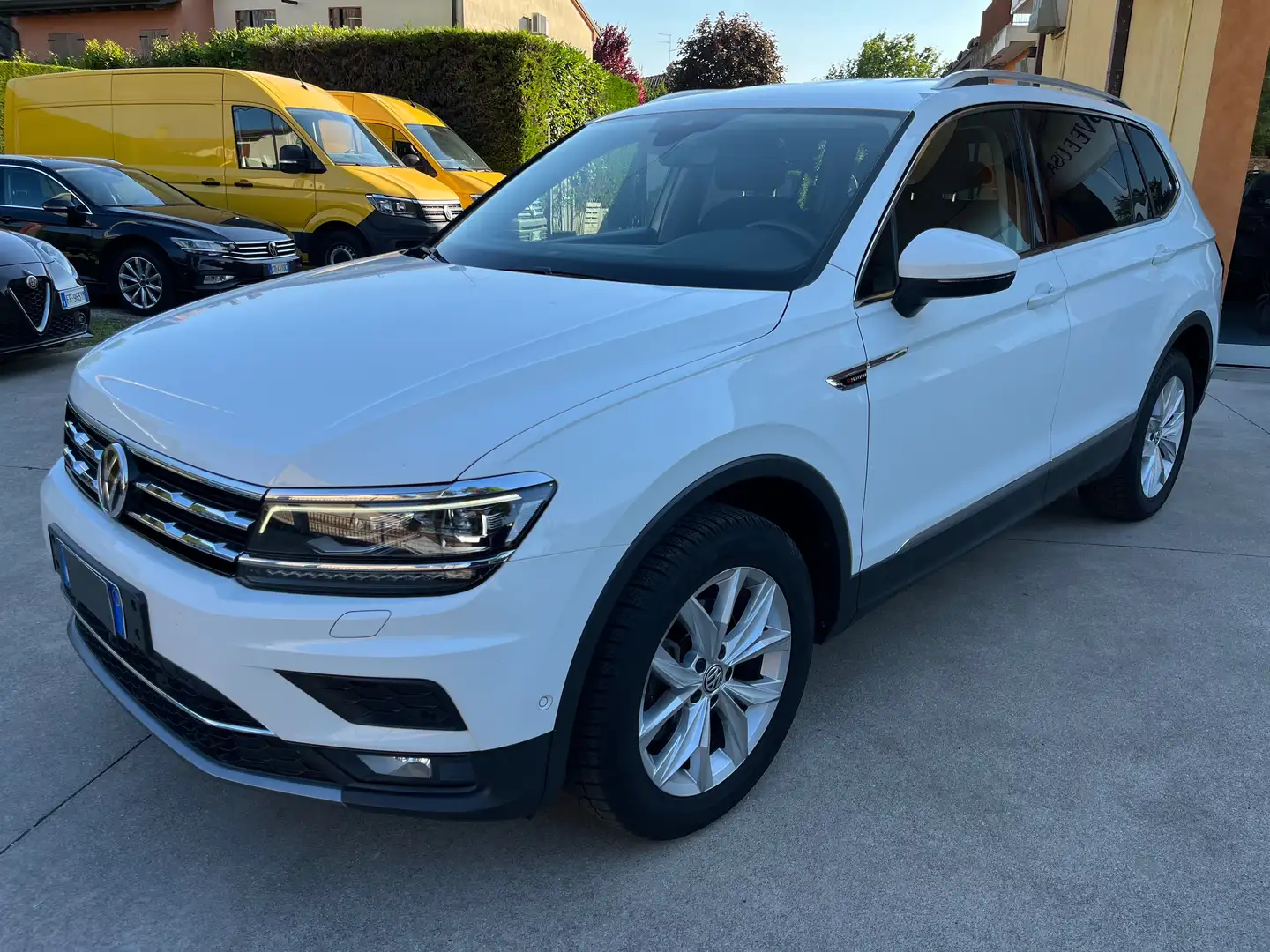 Volkswagen Tiguan Allspace Advanced 7 posti 4motion 2.0tdi 150cv dsg Bianco - 1