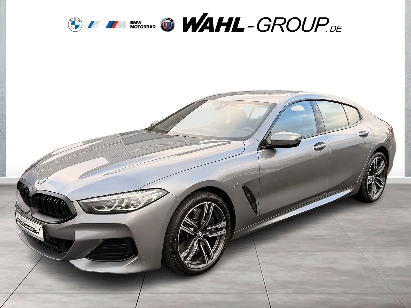 BMW 840 d xDrive GranCoupé M Sport Pro Soft-Close LED Gris - 1