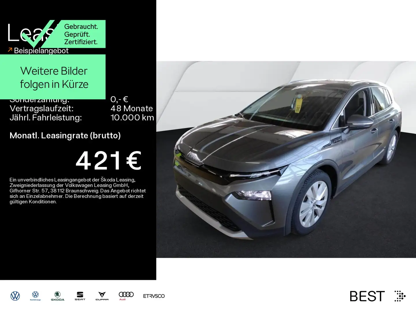 Skoda Elroq 85 Loft*WÄRMEPUMPE*LED*AHK*KAMERA*PDC*SHZ* Gris - 1