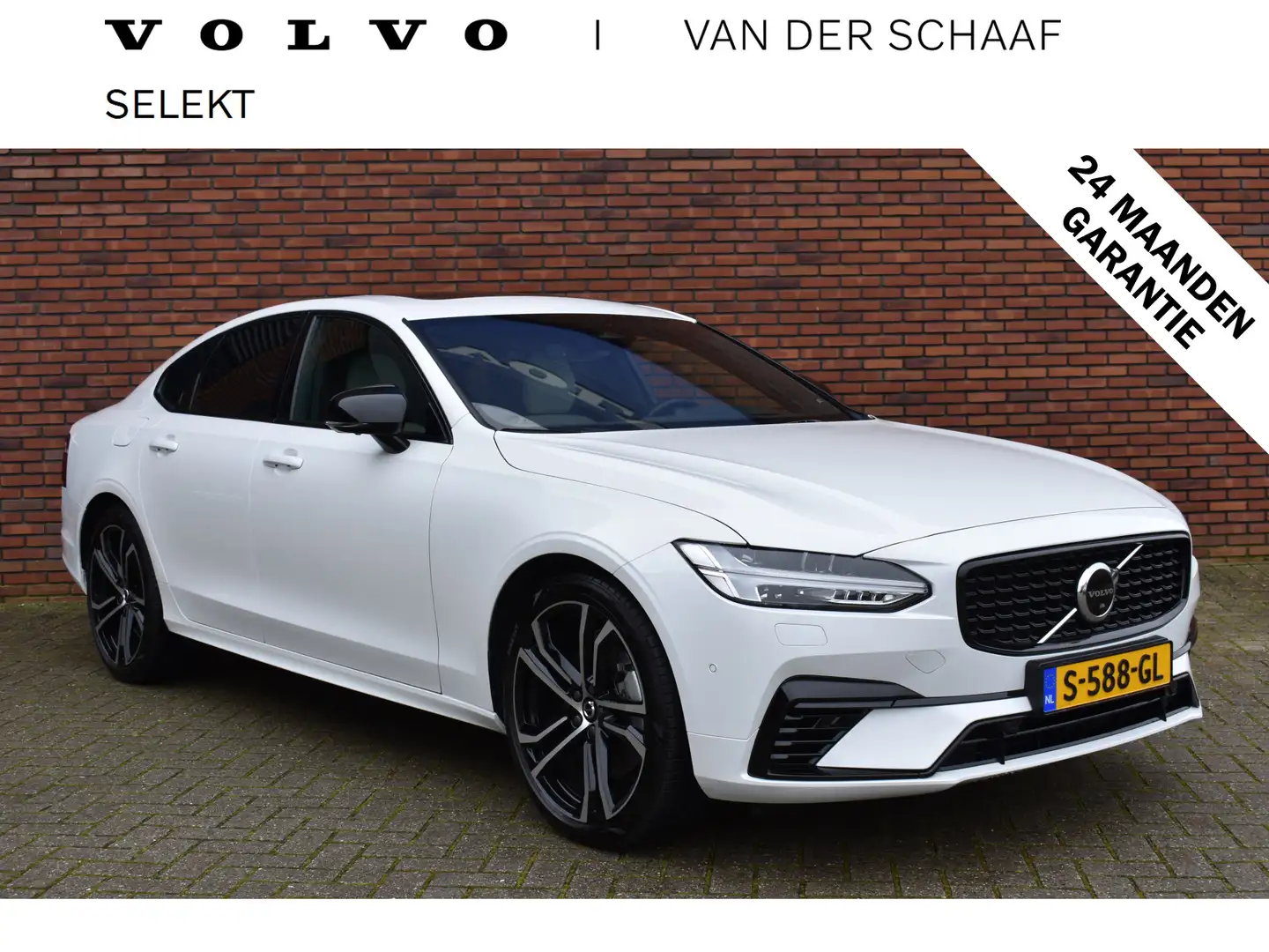 Volvo S90 T8 Recharge 390PK AWD R-Design | Luchtvering | Bow Wit - 1