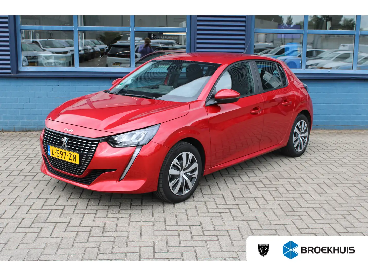 Peugeot 208 1.2 PureTech Active | Achterbank in delen neerklap Rouge - 1