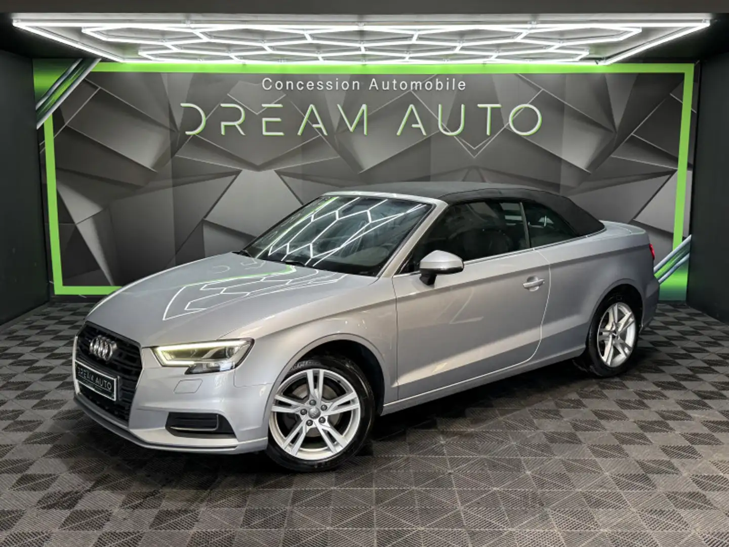 Audi Cabriolet 2.0 TDI 150CH DESIGN QUATTRO Gris - 1