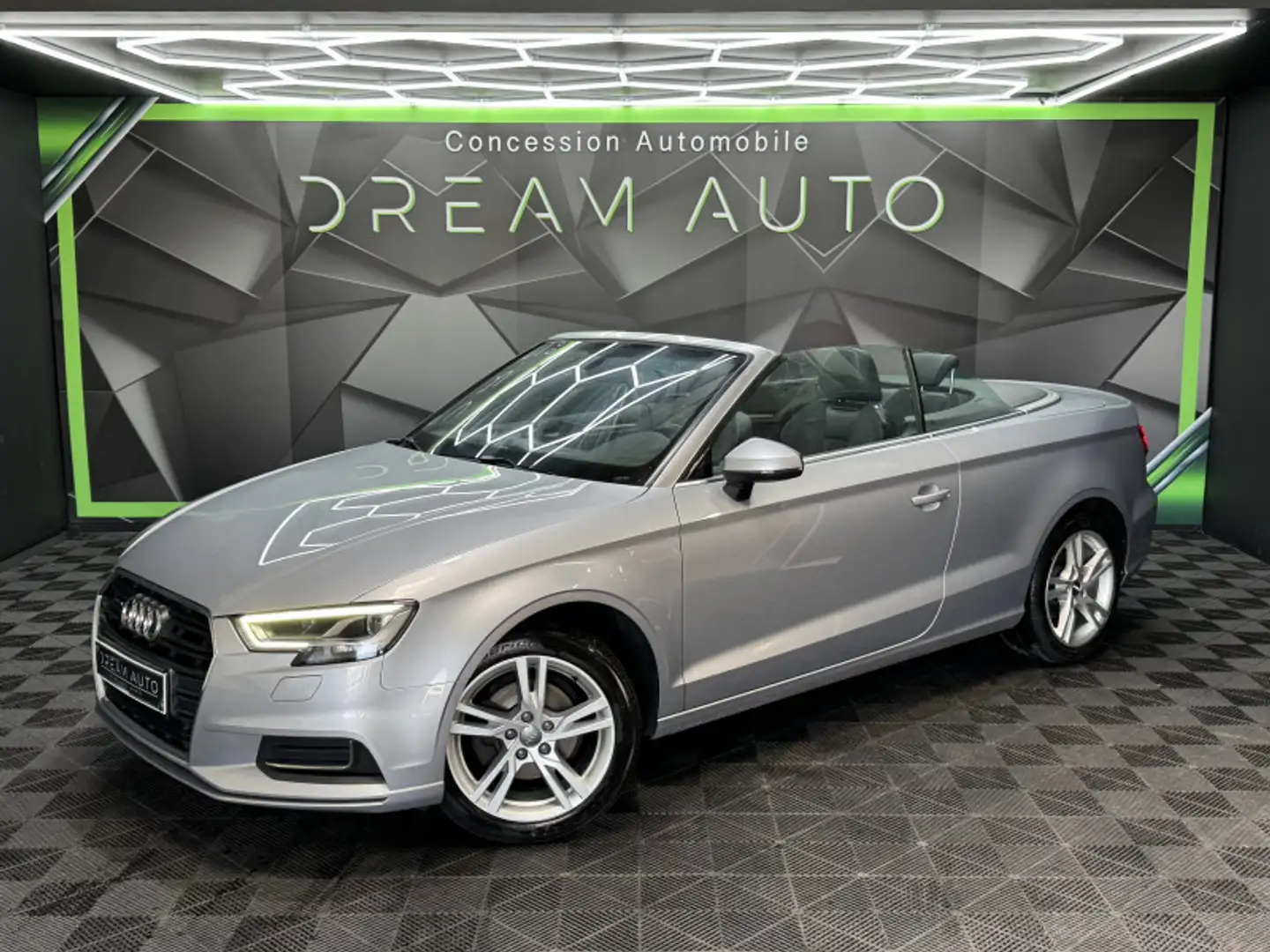 Audi Cabriolet 2.0 TDI 150CH DESIGN QUATTRO Gris - 2