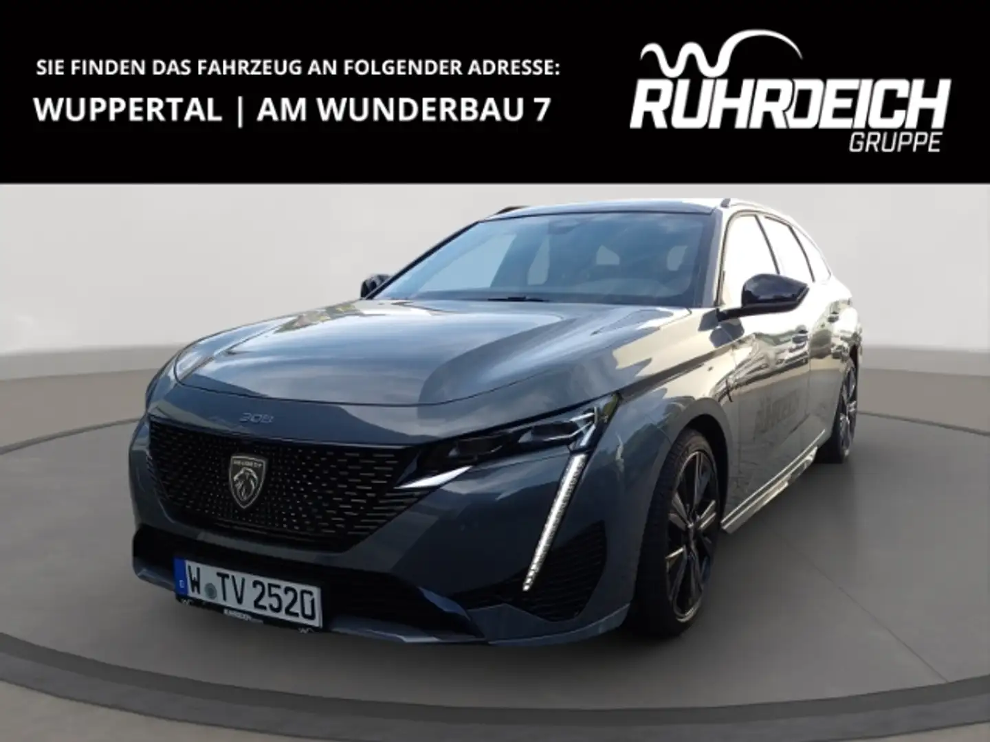 Peugeot 308 SW Hybrid 136 GT El. Panodach Navi Digitales Cockp Grau - 1
