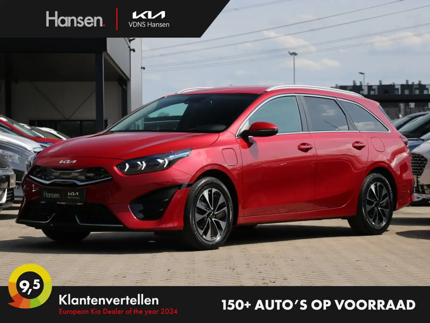 Kia Ceed SW / cee'd SW Sportswagon 1.6 GDI PHEV DynamicLine I Trekhaak I Rood - 1
