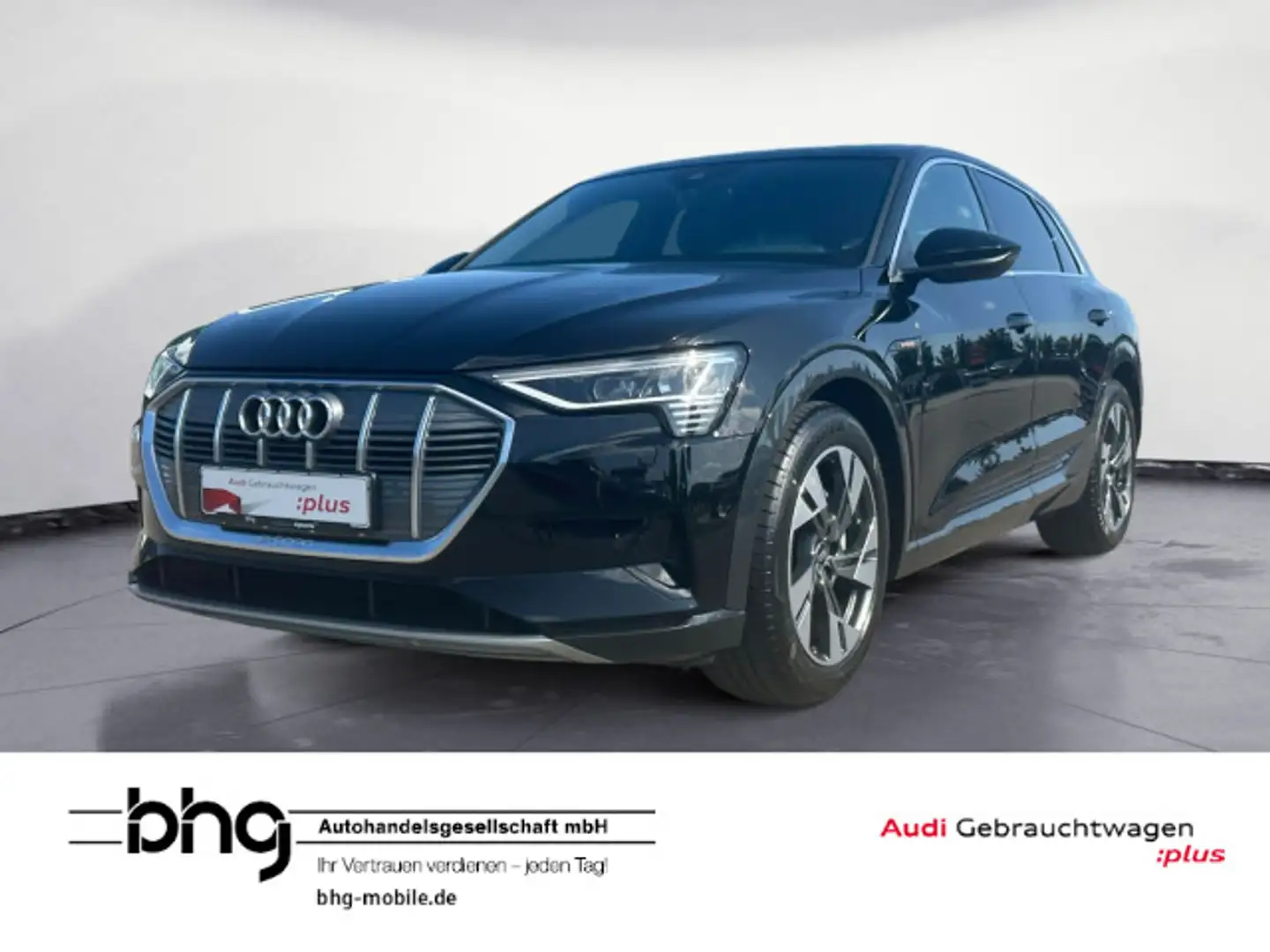 Audi e-tron 50 quattro advanced S-Line Pano Standklim Nero - 1