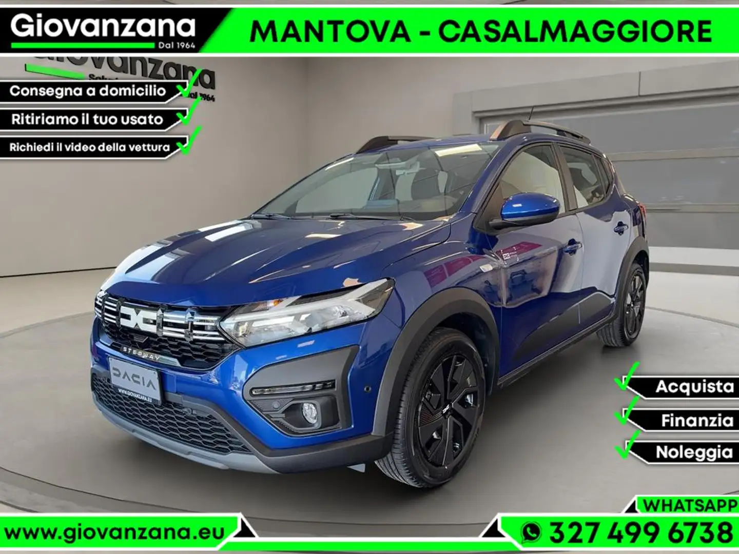 Dacia Sandero STEPWAY EXPRESSION GPL 100cv PRONTA NEOPATENTATI Blu/Azzurro - 1