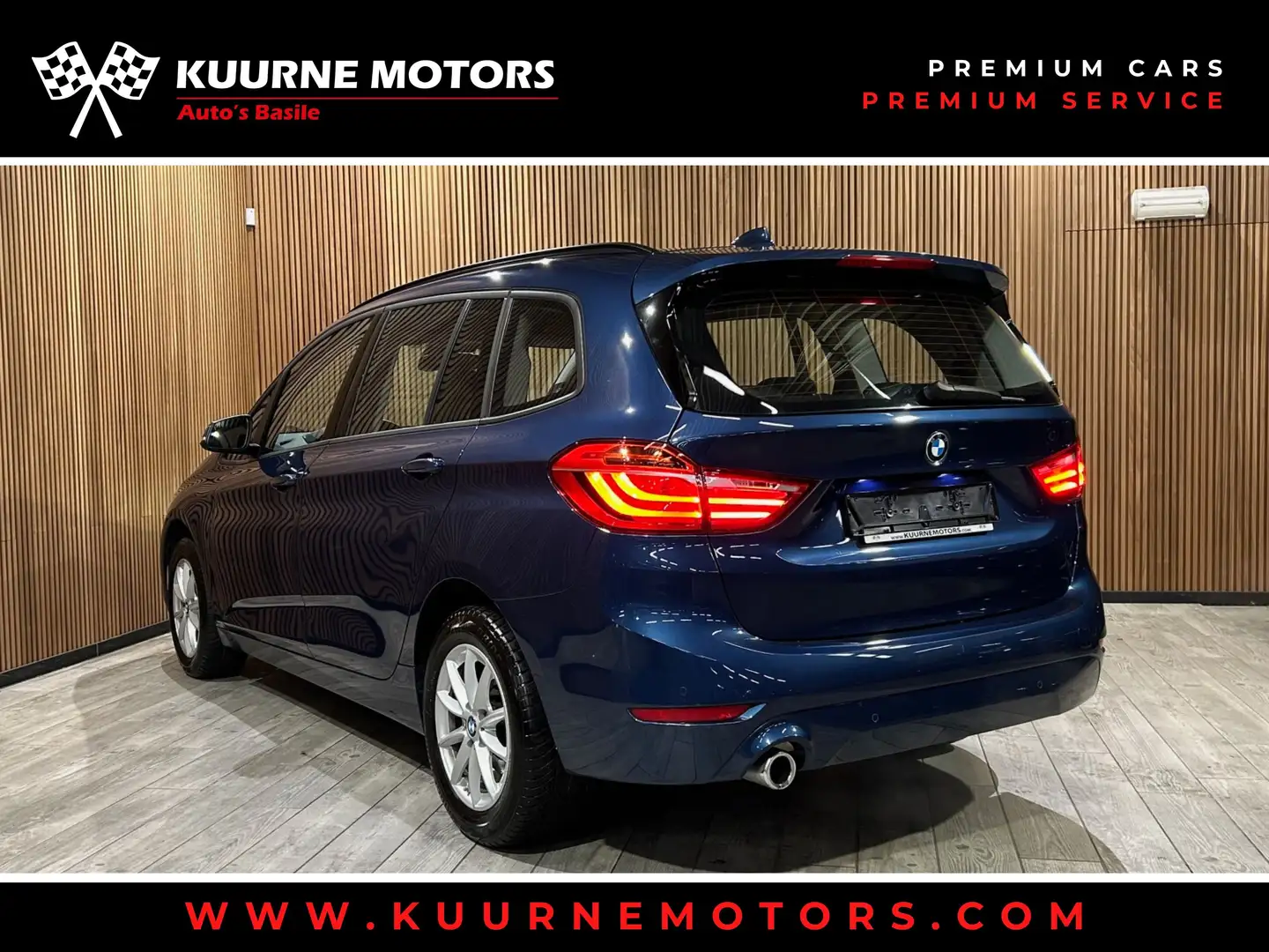 BMW 216 dA GT 7pl Alu16"/Led/Gps/Pdc/Airco *1j garantie* Bleu - 2