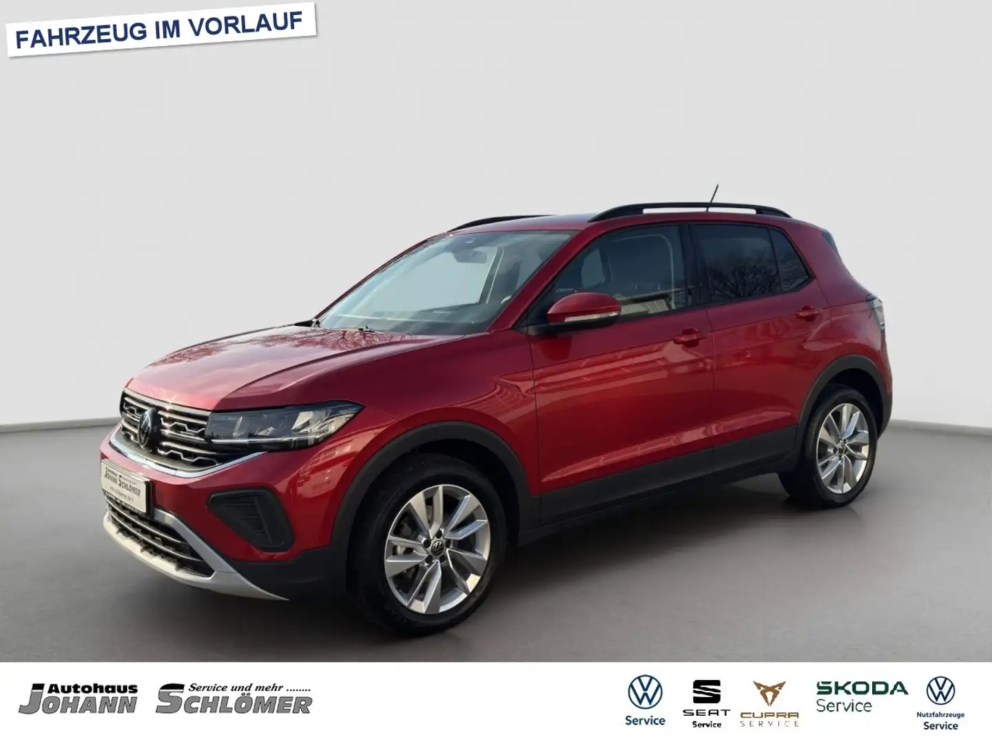 Volkswagen T-Cross Tour 1.0 TSI DSG AHK LED PDC KAMERA SHZ MFL TEMPOM Rosso - 1