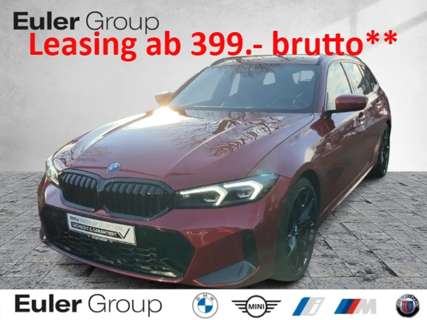 BMW 330 i xDA Tour M-Sport-Pro Pano 19'' adLED FLA DA+ ACC Rot - 1