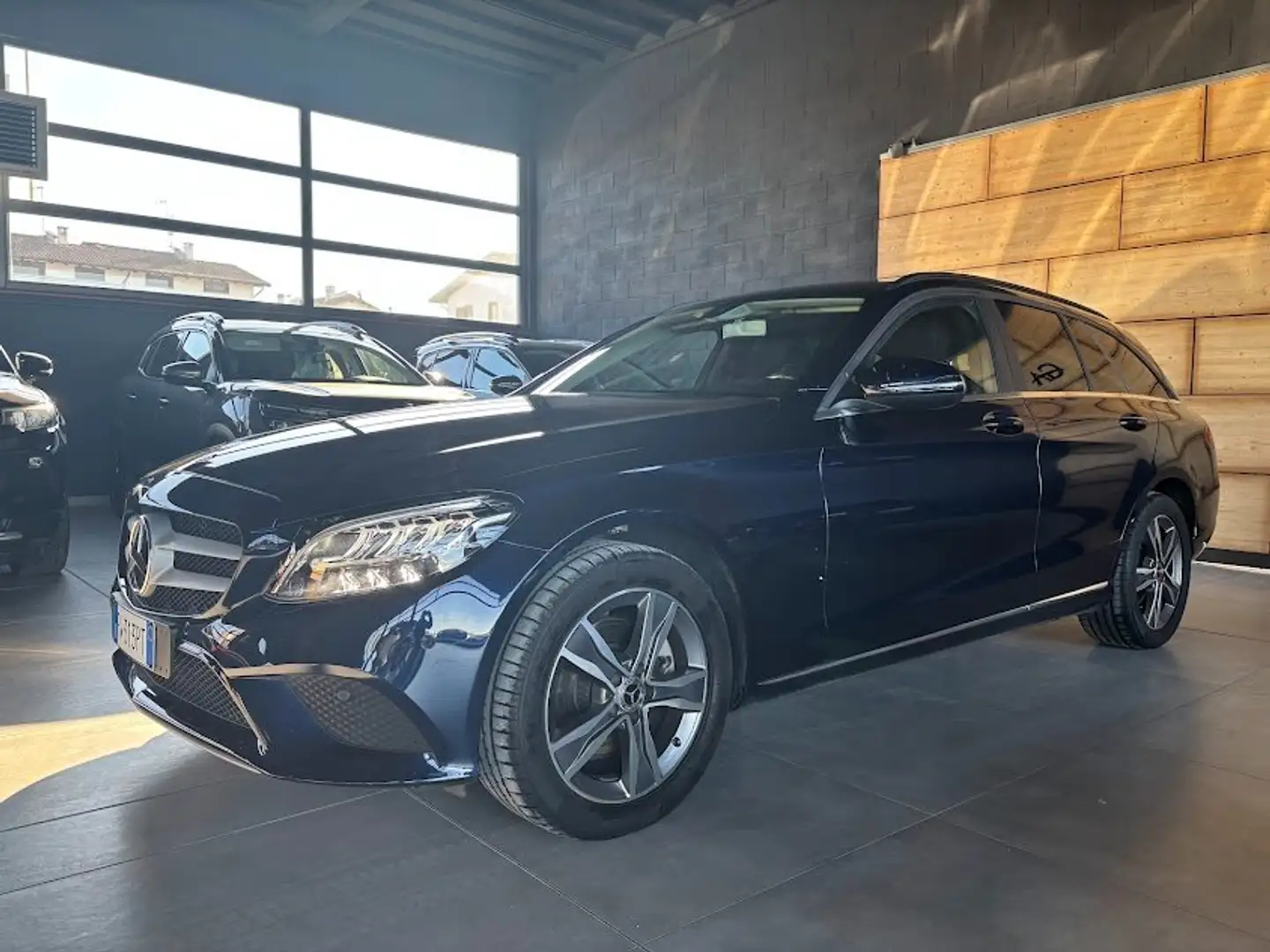 Mercedes-Benz C 220 SW 220 d Business EXTRA  auto 194CV Blauw - 1