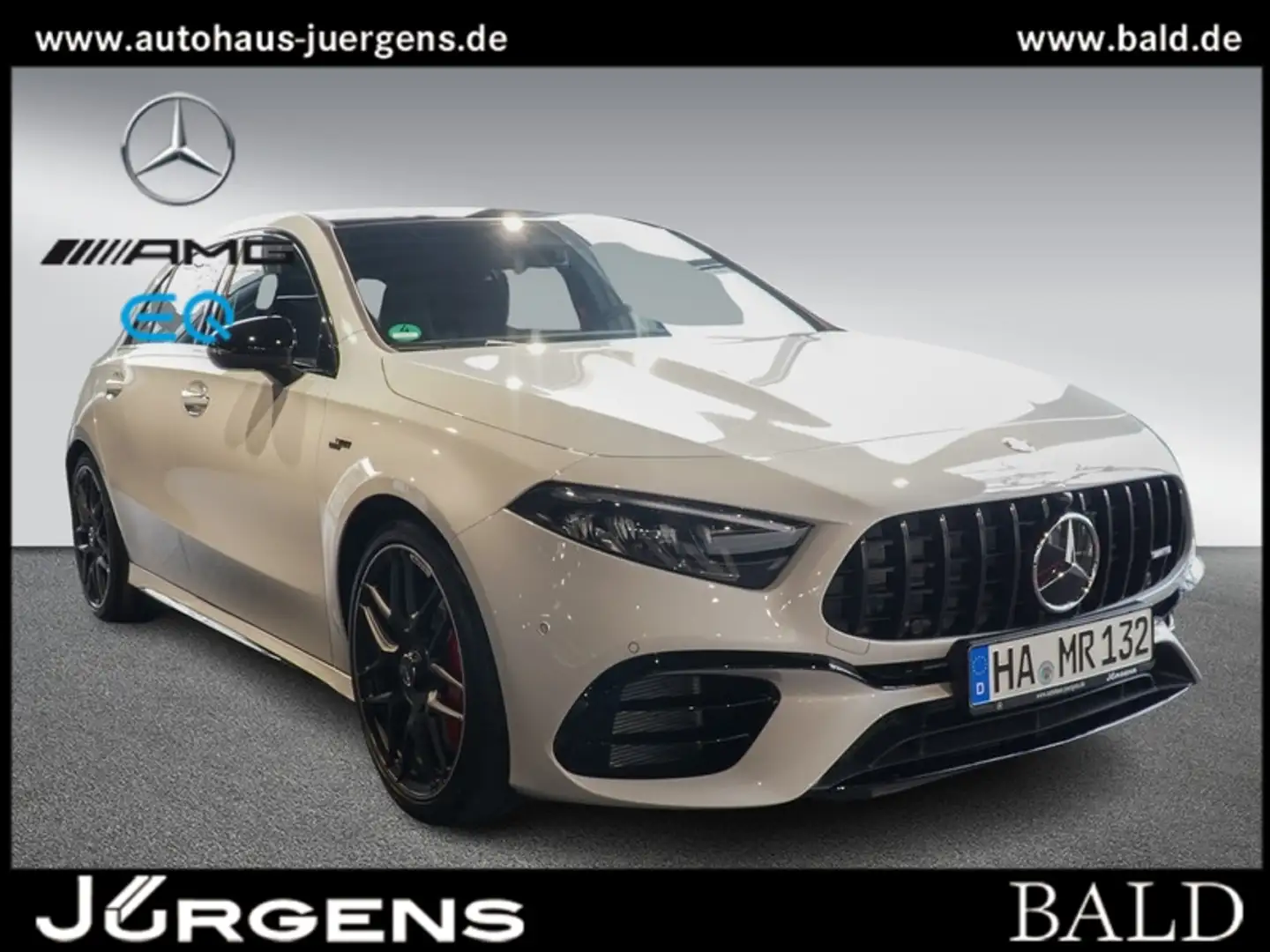 Mercedes-Benz A 45 AMG S 4M+ Perf-Sitze/Pano/Burm/Night/Distr Білий - 1