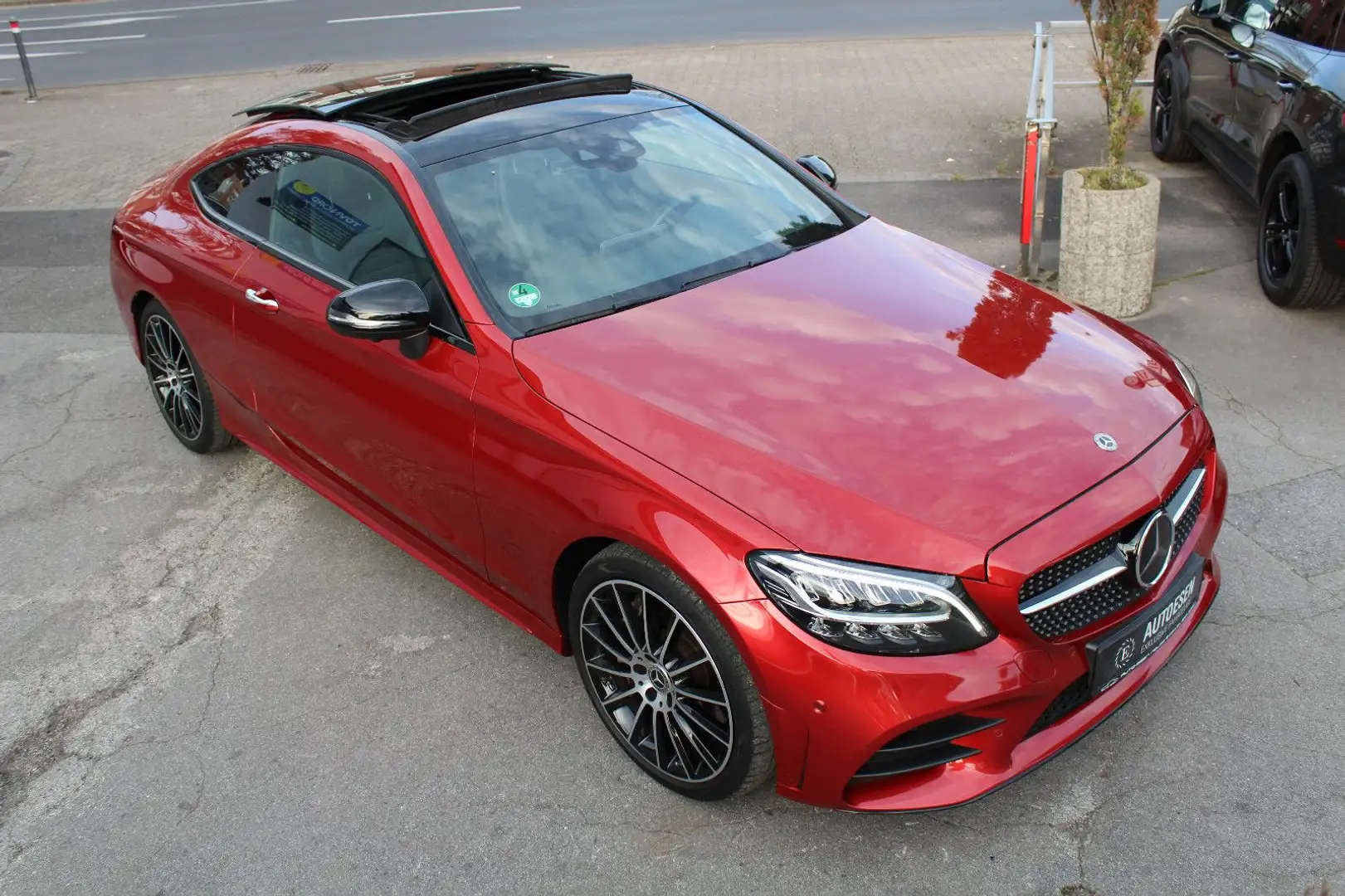 Mercedes-Benz C 300 C300 AMG + 360°+ AIRMATIC+PANO+VIRTUAL+BURMESTER Rouge - 2