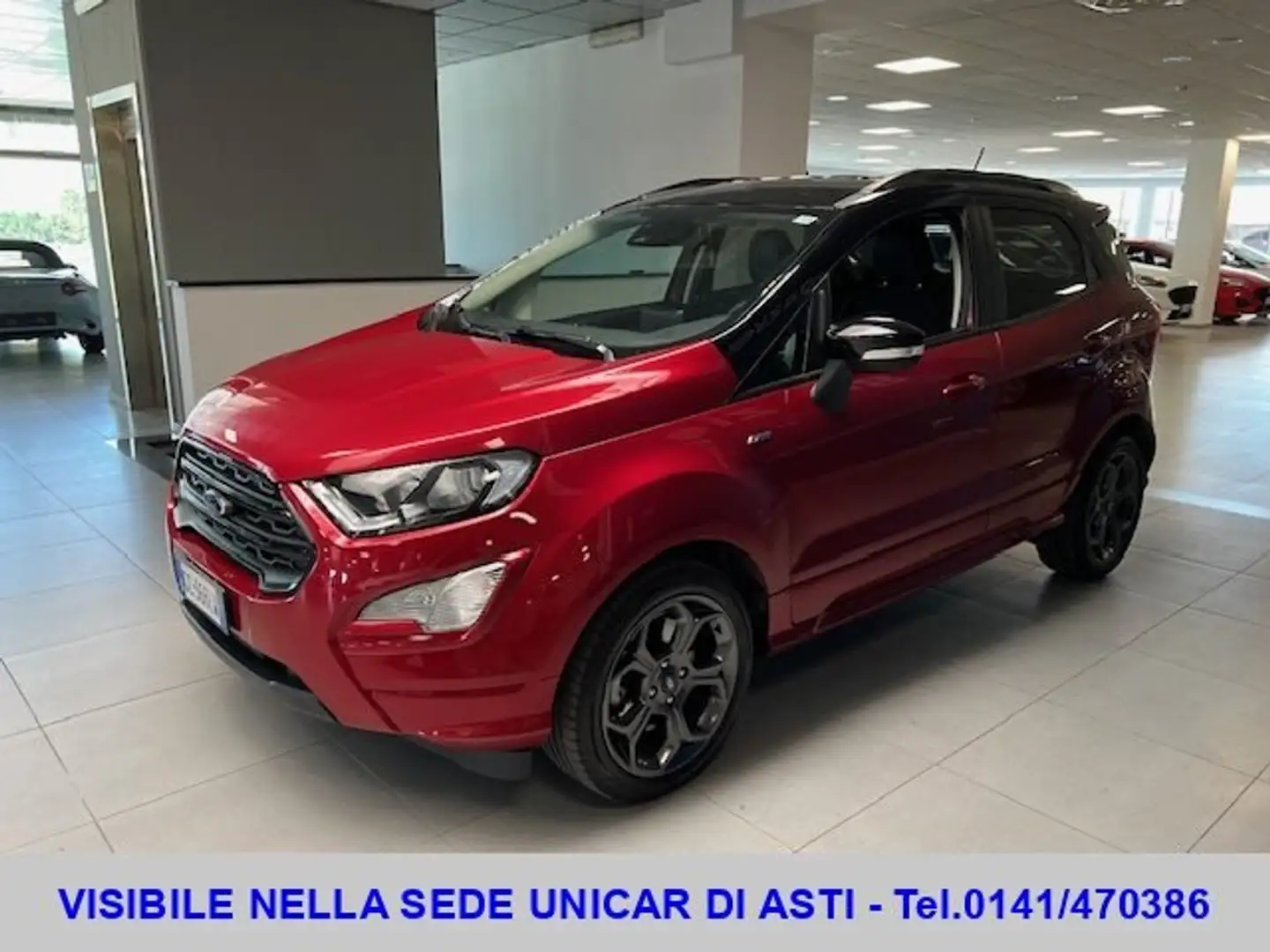 Ford EcoSport 1.5 Ecoblue 95CV  ST-Line S&S Rosso - 1