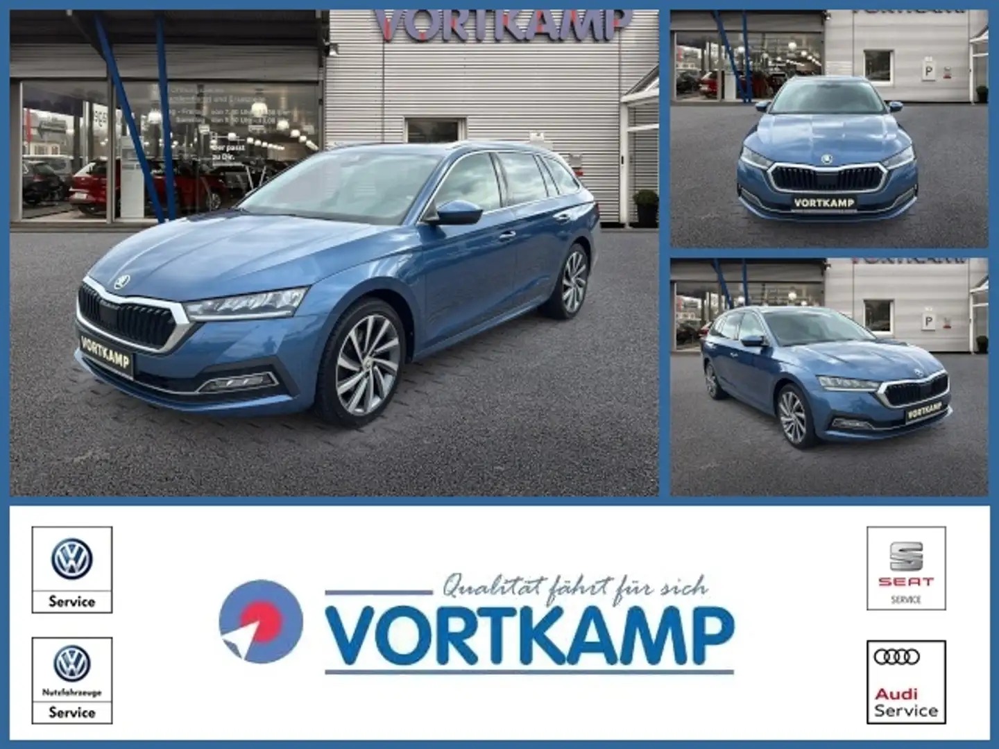 Skoda Octavia Combi First Edition iV PANORAMADACH Blau - 1
