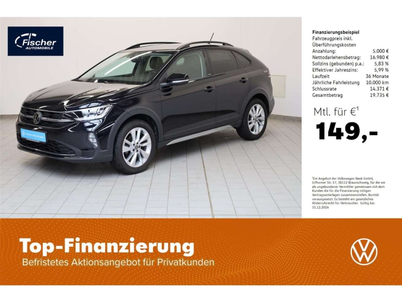 Volkswagen Taigo 2023 — 1.5 TSI Move DSG NAV/Matrix/Kamera/ACC