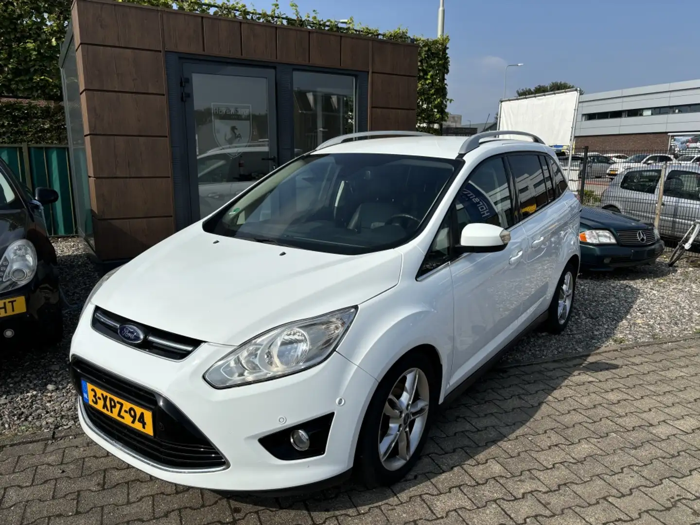 Ford Grand C-Max 1.0 Titanium*BJ2014*nwe MOTOR, NWE KOPPELING !!!!! Weiß - 1
