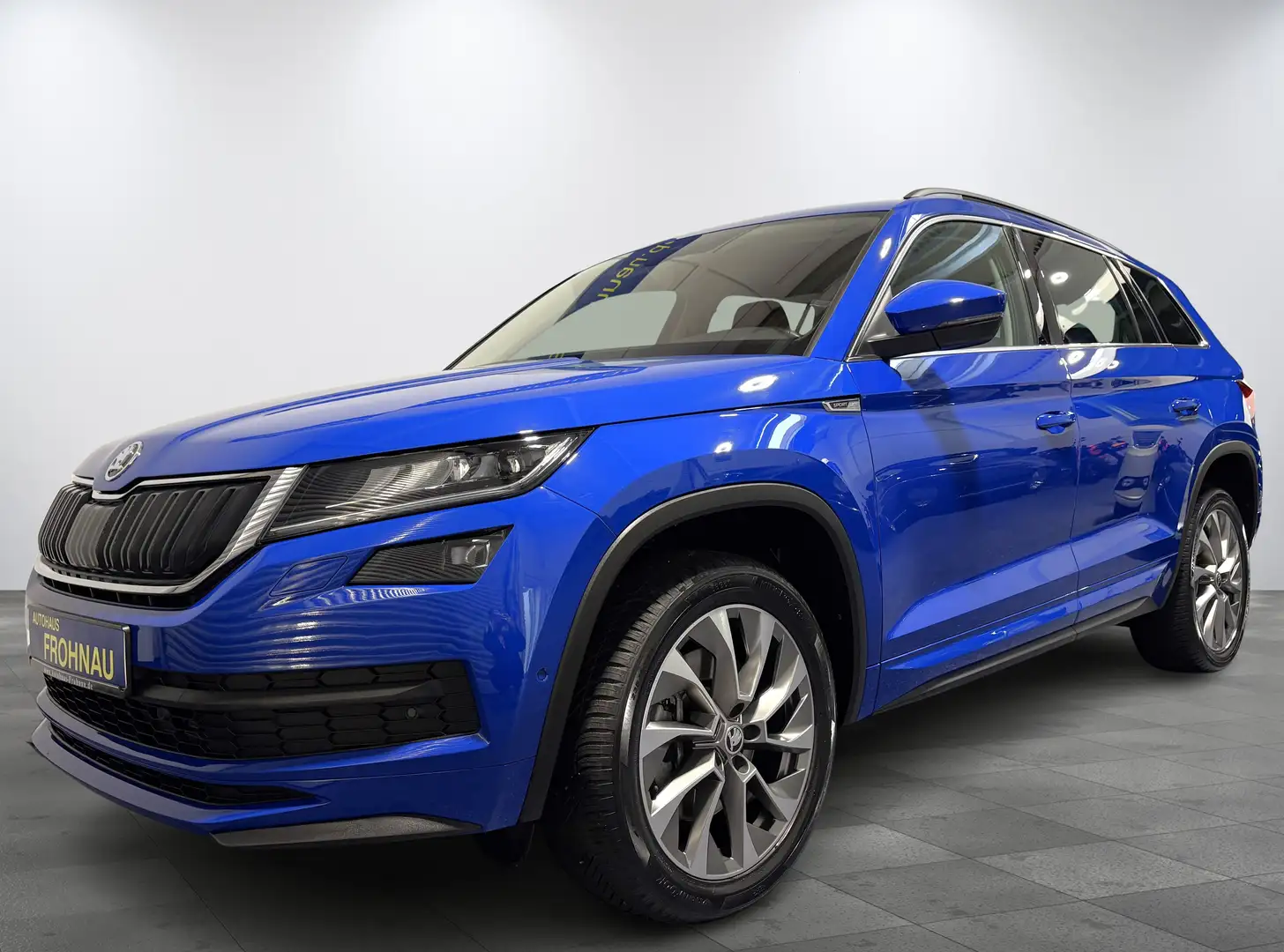 Skoda Kodiaq 4x4 AHK Totwinkel ACC Digi Tacho Kamera Apple Blu/Azzurro - 1