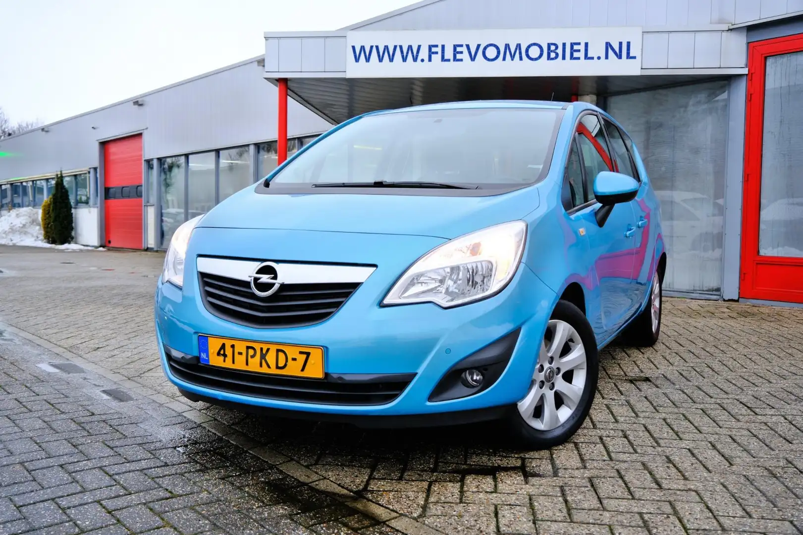 Opel Meriva 1.4 Edition 5-drs *60.215km!* Airco|LMV|Cruise Bleu - 1