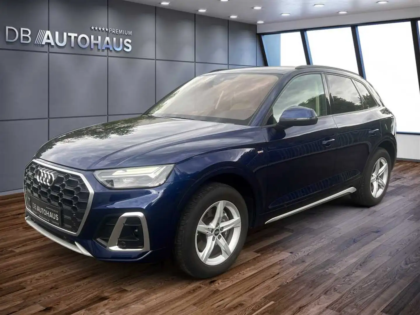 Audi Q5 S line 40 2.0 TDI quattro S-tronic Blau - 1