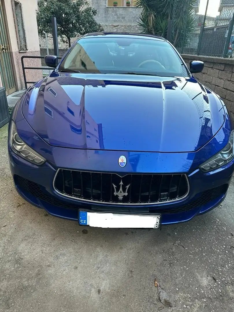 Maserati Ghibli Ghibli 3.0 V6 ds 275cv auto my17 Bleu - 1