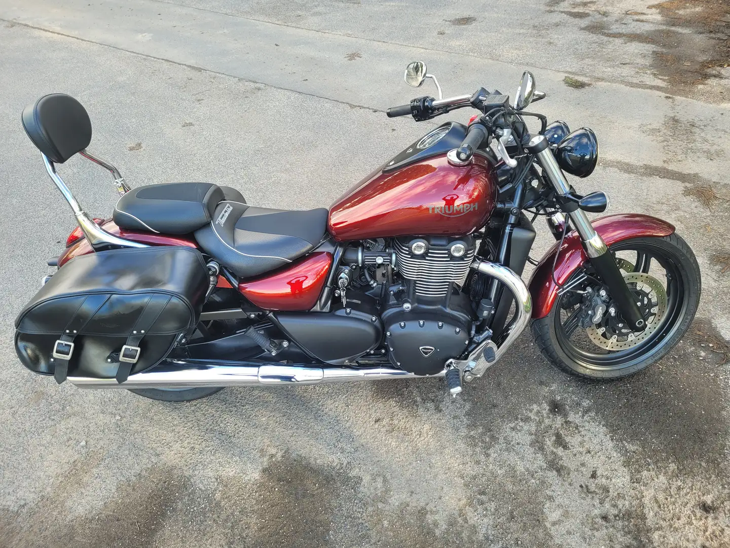 Triumph Thunderbird Storm Chopper Rot - 1