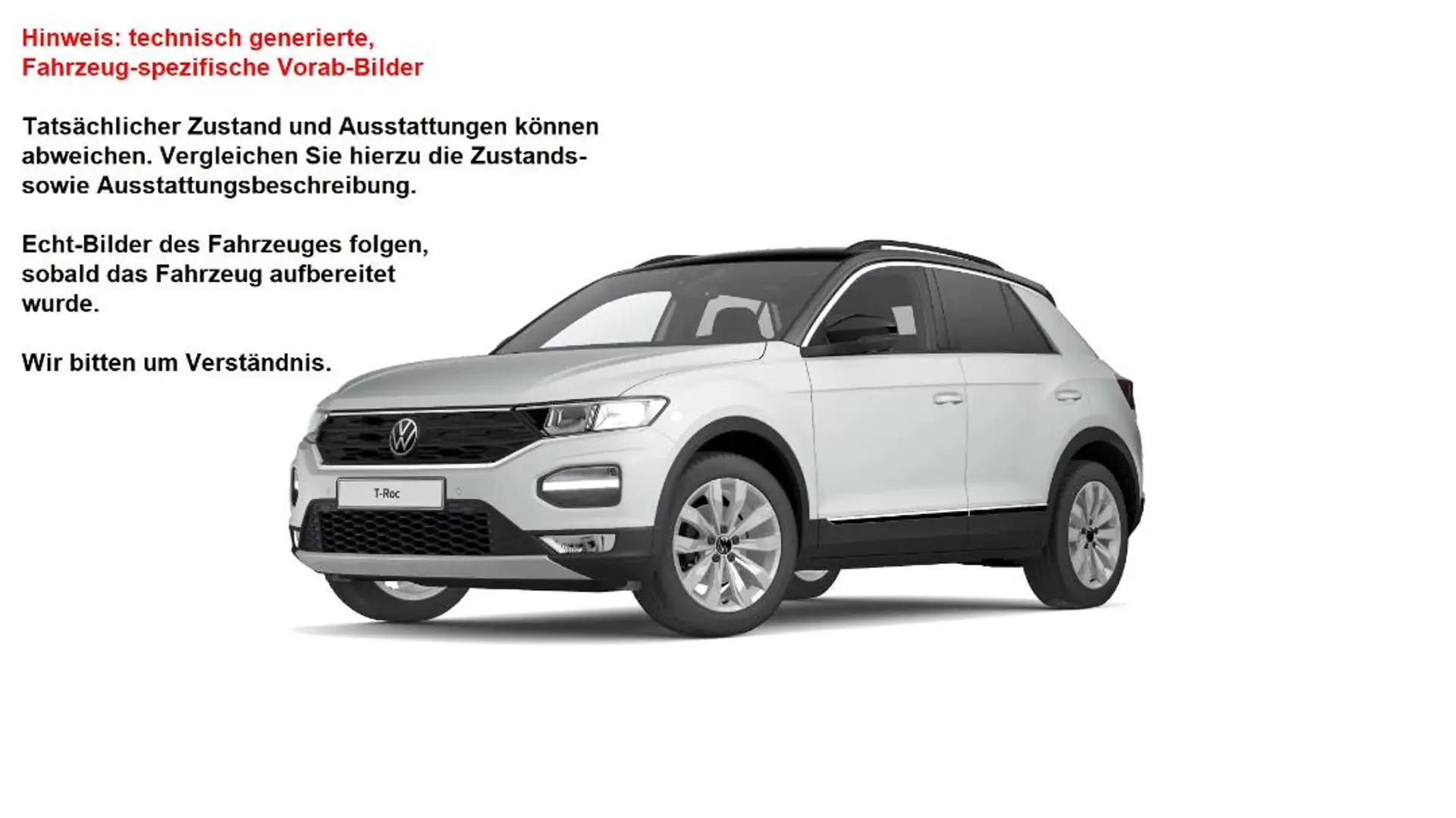 Volkswagen T-Roc Sport Weiß - 1