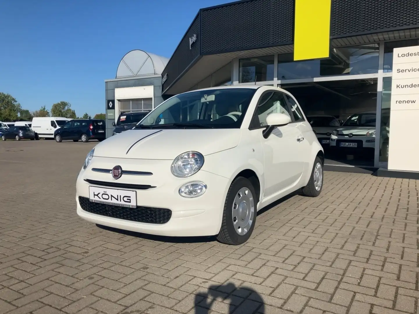 Fiat 500 -1.2 8V Pop Star, Klima*Automatik*Radio Weiß - 1