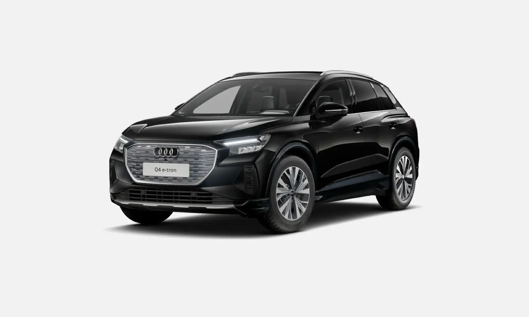 Audi Q4 e-tron 55+WINTERRÄDER+AHK+KAMERA+LEDER+SOUND+ Noir - 2