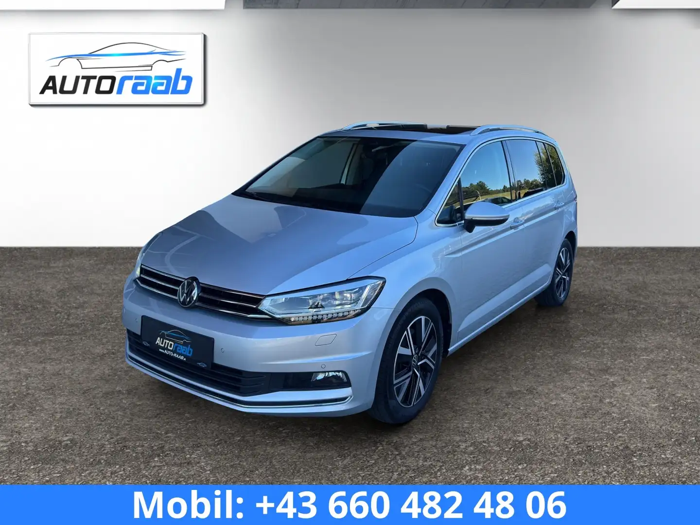 Volkswagen Touran Highline 2,0 TDI DSG *AHV*STANDHZ*PANO*DIGITAL*LED Silber - 1