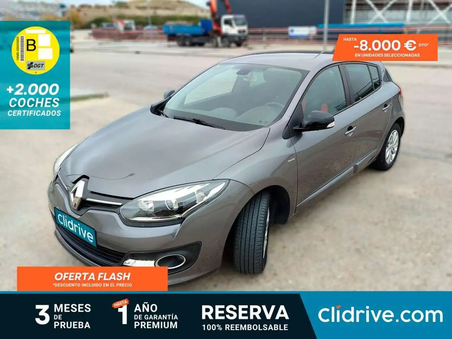 Renault Megane 1.5dCi Limited 110 Gris - 1