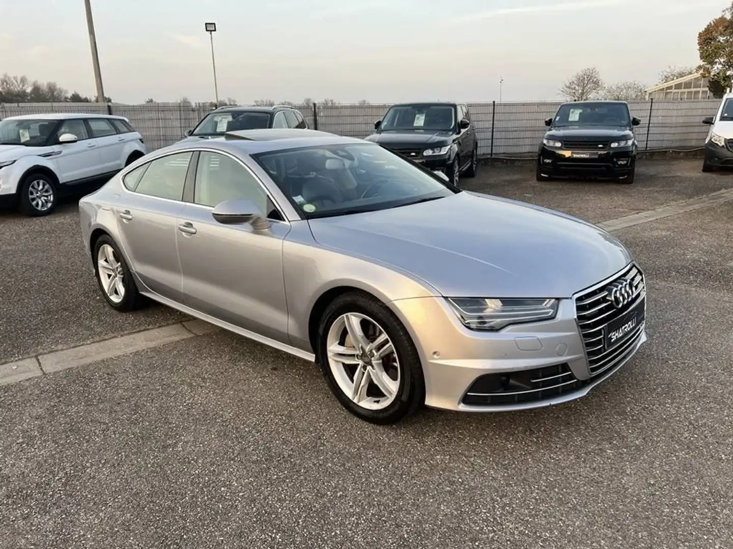 Audi A7 3.0 V6 TDI 218ch S Line Quattro S tronic 7 Cuir GP Gris - 2