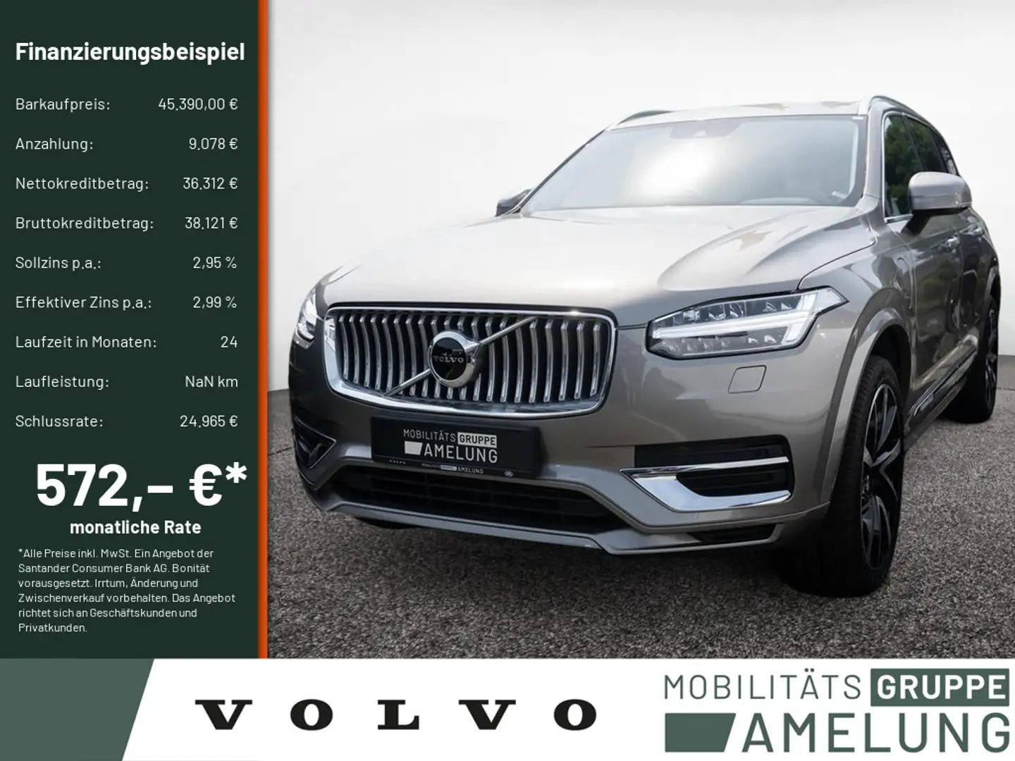 Volvo XC90 T8 Inscription Expression Recharge AWD Gri - 1