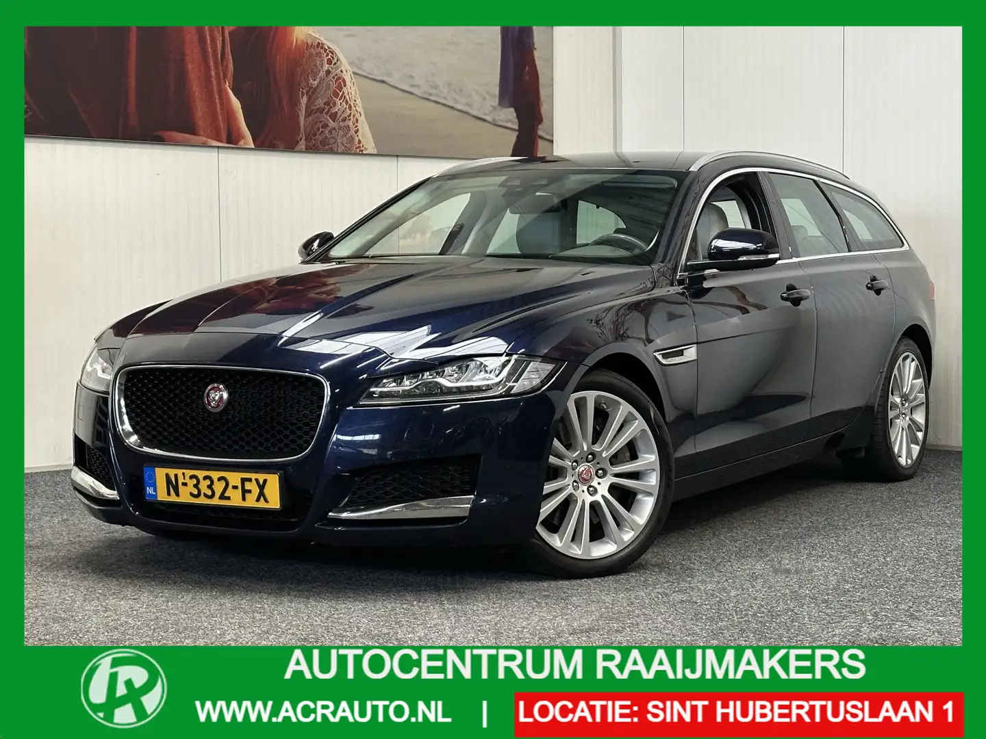 Jaguar XF SPORTBRAKE 3.0D FIRST EDITION 300 PK ! AUTOMAAT AC Bleu - 1