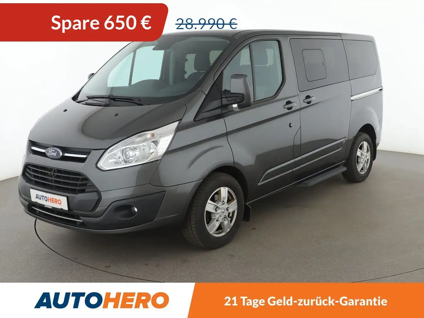 Ford Transit 2.0 TDCi 310 L1 Tourneo Titanium Aut.*NAVI*TEMPO* Gris - 1