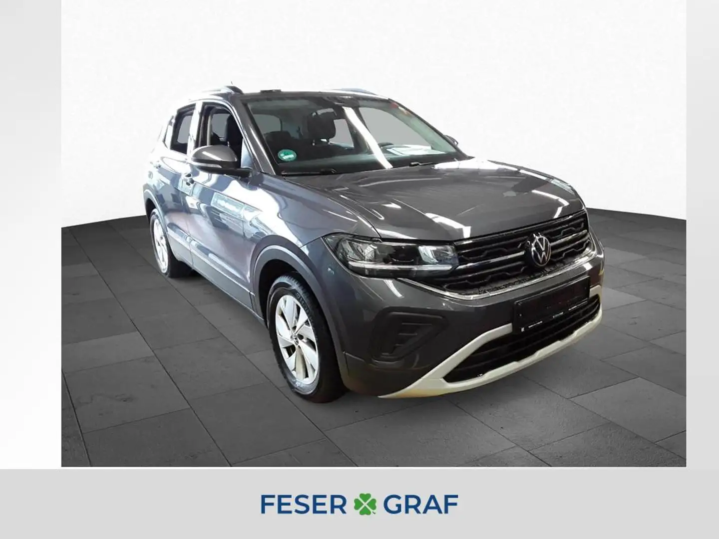 Volkswagen T-Cross 1.0 TSI Life NAVI KAM APP LED SHZ Gris - 1