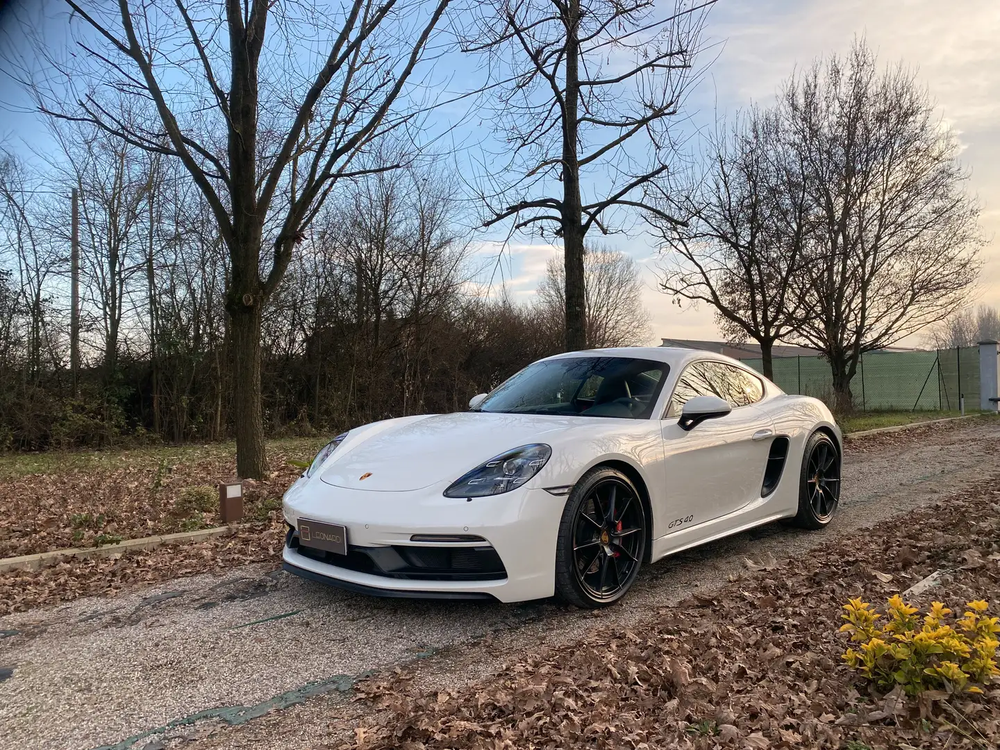Porsche 718 4.0 Cayman GTS-Manuale-Unico Proprietario Blanc - 1