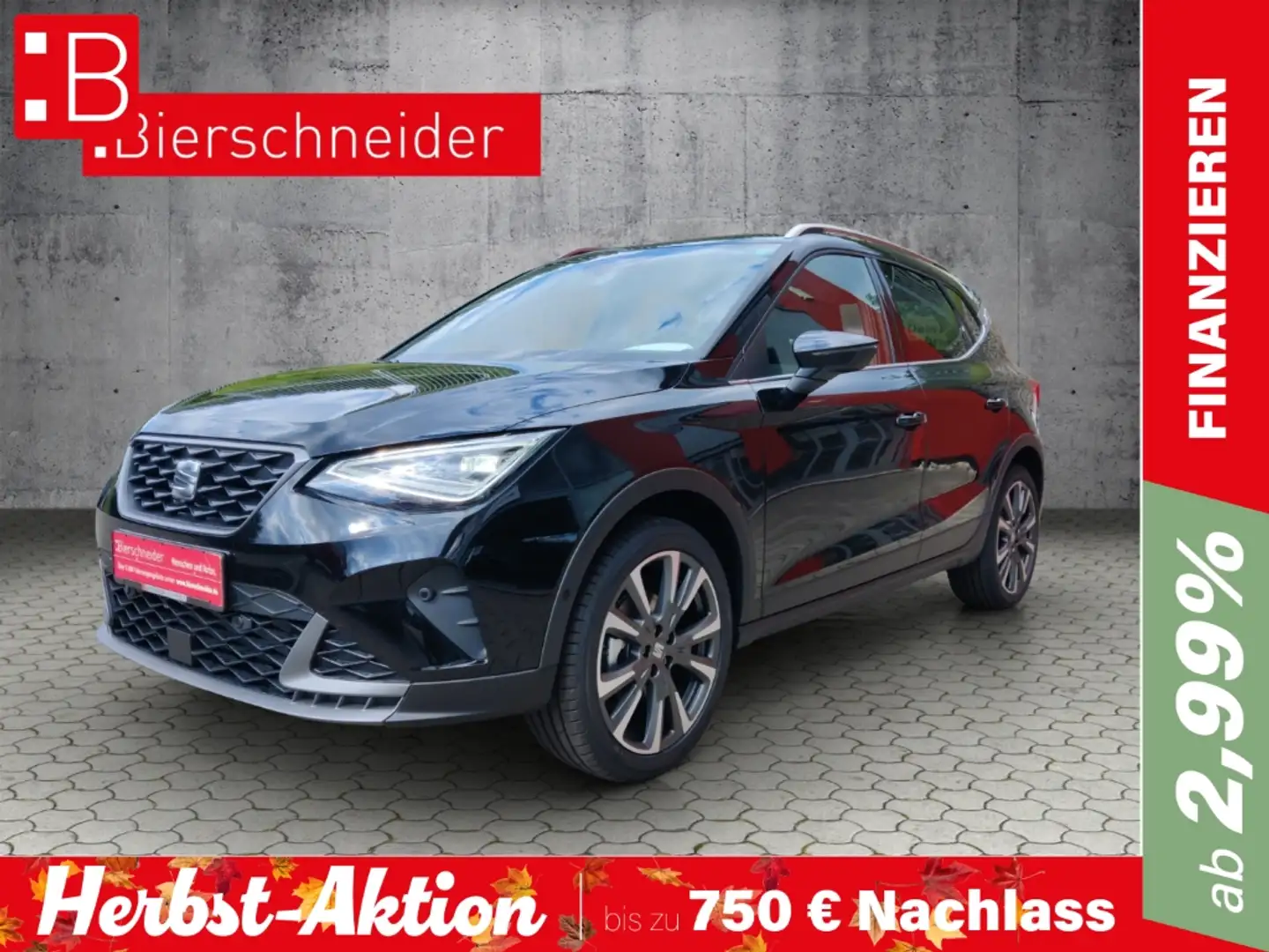 SEAT Arona 1.0 TSI FR Anniversary Edition NAVI LED ACC APP-CO Schwarz - 1