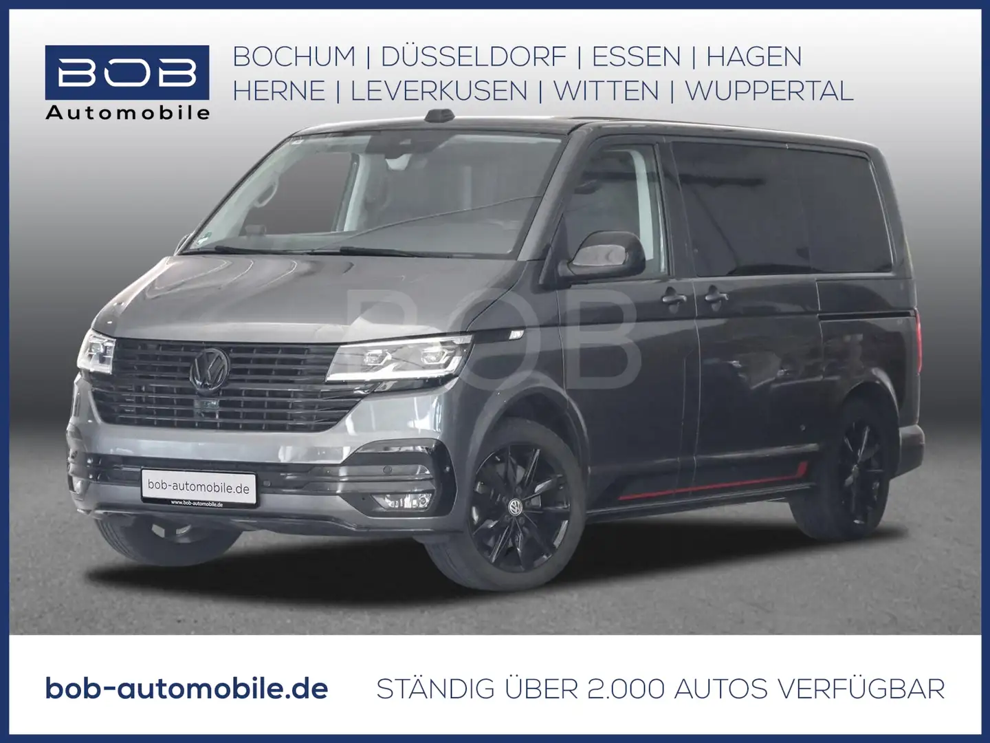 Volkswagen T6 Multivan T6.1 2.0 TDI DSG Edition NAVI LED BT Gris - 1