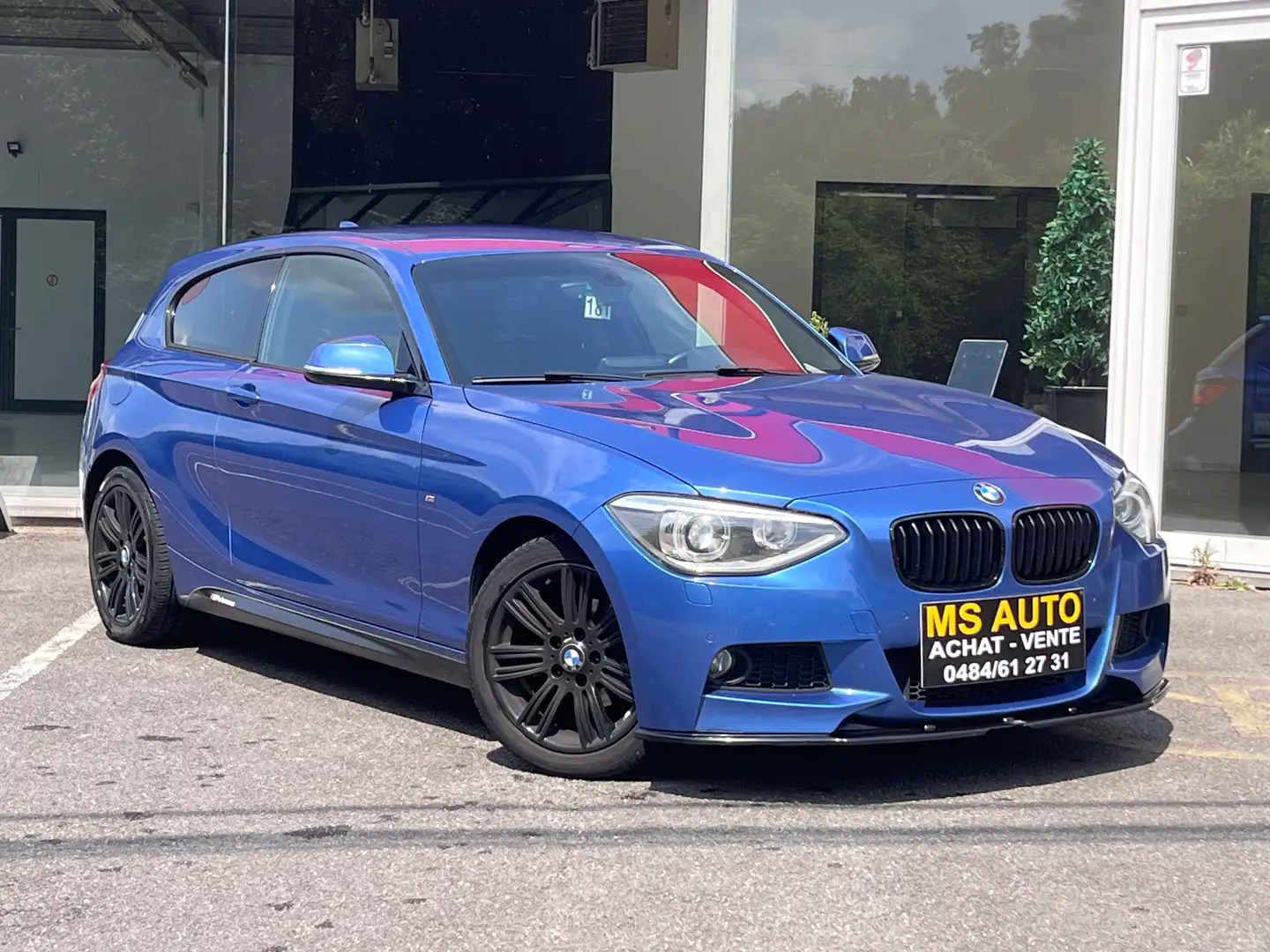 BMW 116 116d Aut // PACK M // garantie * Blauw - 2