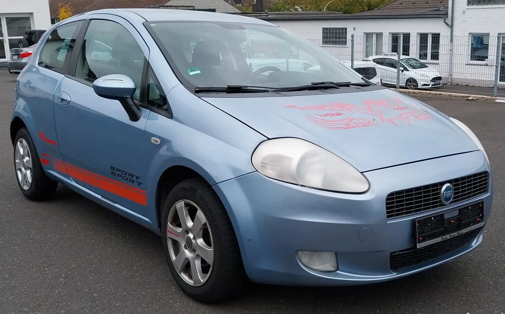 Fiat Grande Punto 1.4 8V Dynamic Klima Blau - 1